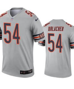 Chicago Bears Brian Urlacher Silver Inverted Legend Jersey