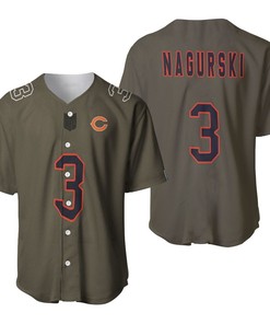 Chicago Bears Bronko Nagurski #3 Great Player Nfl Salute To Service Retired Player Limited Olive Jersey Style Gift For Bears Fans Baseball Jersey