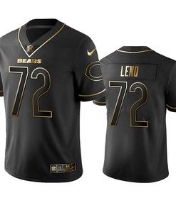 Chicago Bears Charles Leno Black Golden Edition 2019 Vapor Untouchable Limited Jersey - Mens