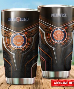 Chicago Bears Custom Name Tumbler - Personalized Edition