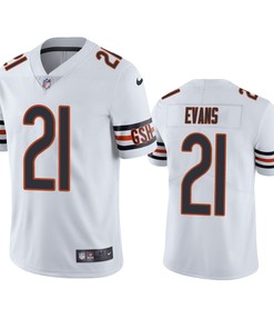 Chicago Bears Darrynton Evans 21 White Vapor Limited Jersey