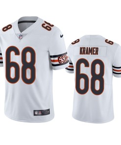 Chicago Bears Doug Kramer 68 White Vapor Limited Jersey