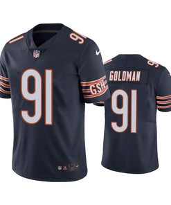 Chicago Bears Eddie Goldman Navy Nike Color Rush Limited Jersey