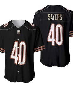 Chicago Bears Gale Sayers #40 Nfl American Football Legacy Vintage Navy 3d Designed Allover Gift For Bears Fans Baseball Jersey