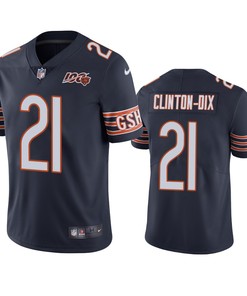 Chicago Bears Ha Ha Clinton-dix Navy 100th Season Limited Jersey - Mens