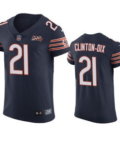Chicago Bears Ha Ha Clinton-dix Navy 100th Season Vapor Elite Jersey
