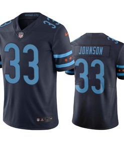 Chicago Bears Jaylon Johnson Navy City Edition Vapor Limited Jersey
