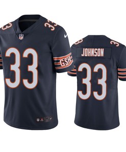 Chicago Bears Jaylon Johnson Navy Vapor Limited Jersey