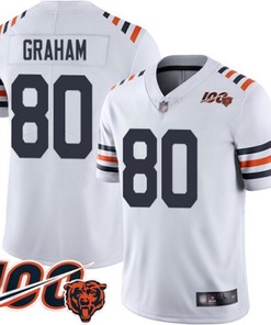 Chicago Bears Jimmy Graham #80 Nfl 100 2020 White Jersey Jersey