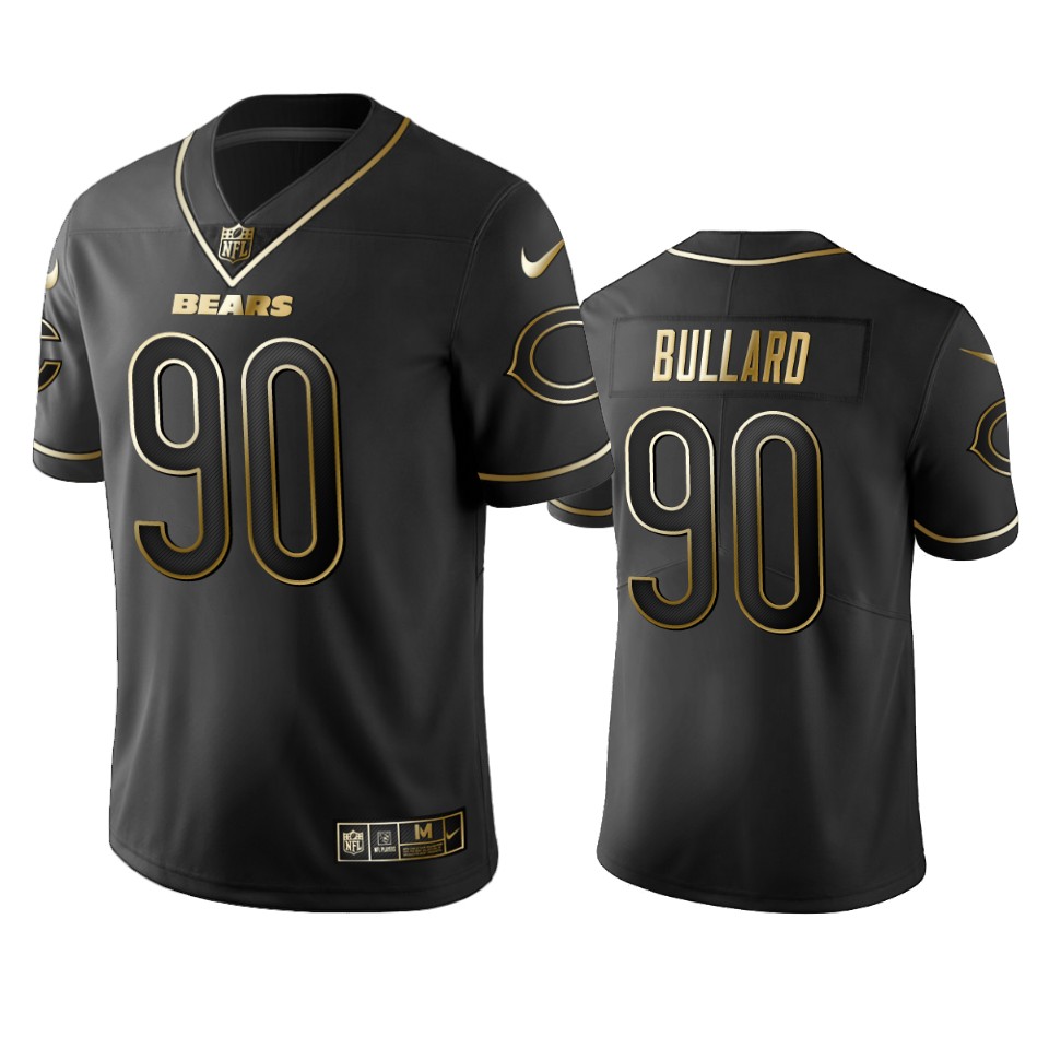 Chicago Bears Jonathan Bullard Black Golden Edition 2019 Vapor Untouchable Limited Jersey - Mens