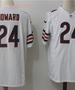 Chicago Bears Jordan Howard #24 Nfl 2020 White Jersey Jersey