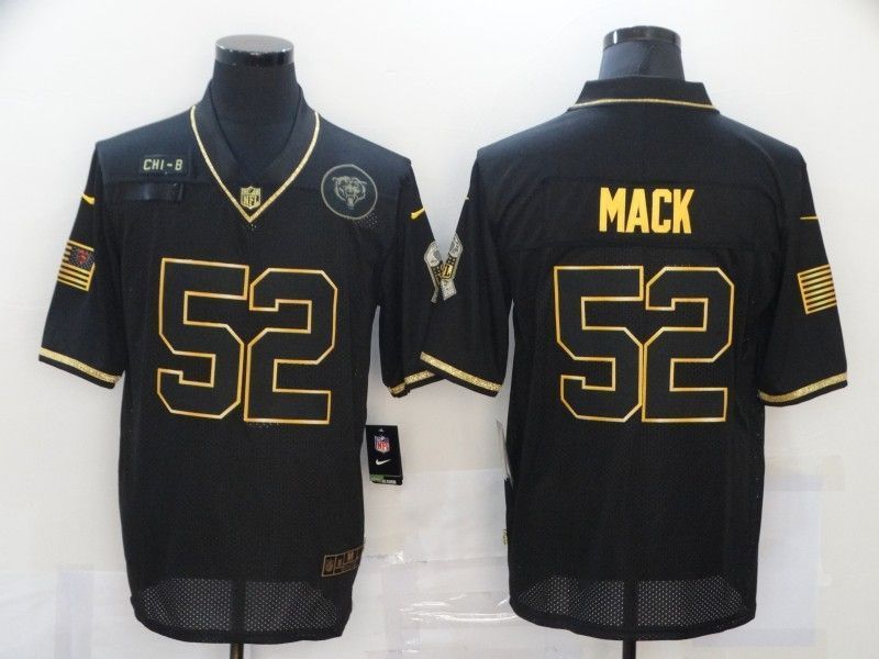 Chicago Bears Khalil Mack #52 Nfl 2020 Black Jersey