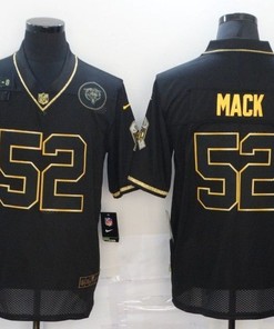Chicago Bears Khalil Mack #52 Nfl 2020 Black Jersey