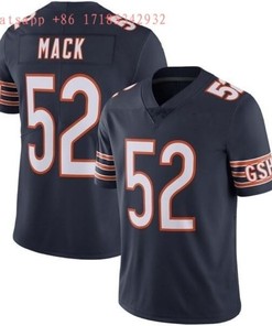 Chicago Bears Khalil Mack #52 Nfl 2020 Black Jersey Jersey