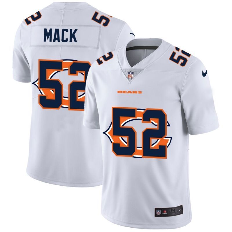 Chicago Bears Khalil Mack #52 Nfl 2020 White Jersey