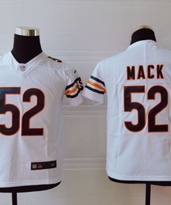 Chicago Bears Khalil Mack #52 Nfl 2020 White Jersey