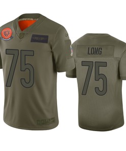 Chicago Bears Kyle Long Camo 2019 Salute To Service Limited Jersey