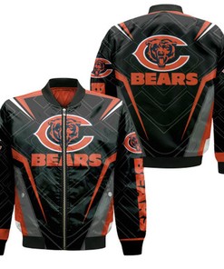 Chicago Bears Logo Legging For Fan 3D Jersey Bomber Jacket