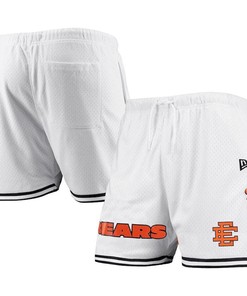 Chicago Bears Logo Team White/Black Mesh Shorts - Men