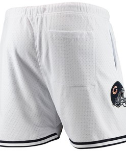 Chicago Bears Logo Team White/Black Mesh Shorts - Men