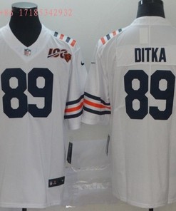 Chicago Bears Mike Ditka #89 Nfl 100 2020 White Jersey Jersey