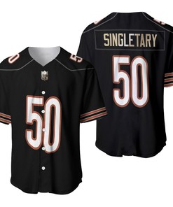 Chicago Bears Mike Singletary #50 Nfl American Football Legacy Vintage Navy 3d Designed Allover Gift For Bears Fans Baseball Jersey
