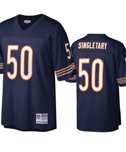 Chicago Bears Mike Singletary Navy Legacy Replica Jersey