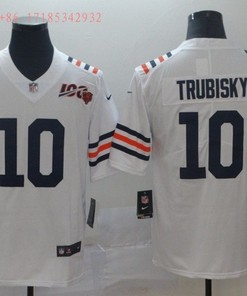 Chicago Bears Mitchell Trubisky #10 Nfl 100 2020 White Jersey Jersey
