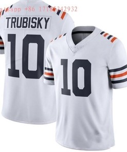 Chicago Bears Mitchell Trubisky #10 Nfl 2020 White Jersey Jersey