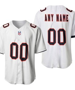 Chicago Bears Nfl American Football Team Custom Game White 3d Designed Allover Custom Gift For Bears Fans Baseball Jersey