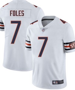 Chicago Bears Nick Foles #7 Nfl 2020 White Jersey