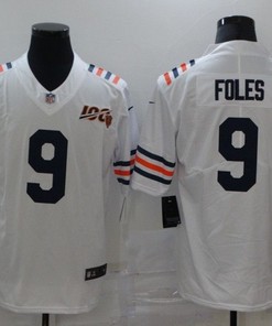 Chicago Bears Nick Foles #9 Nfl 100 2020 White Jersey Jersey