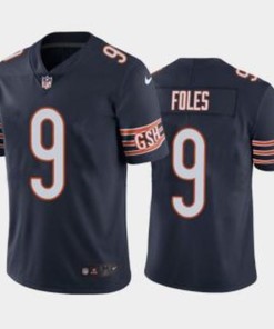 Chicago Bears Nick Foles #9 Nfl 2020 Black Jersey Jersey