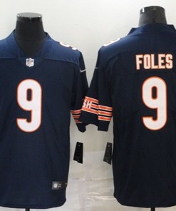 Chicago Bears Nick Foles #9 Nfl 2020 Navy Jersey