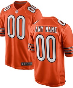 Chicago Bears Nike Youth Alternate Custom Game Jersey - Orange
