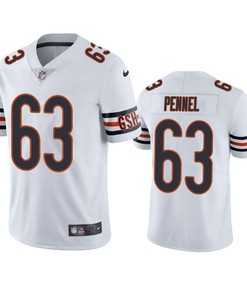 Chicago Bears Pennel 63 White Vapor Limited Jersey