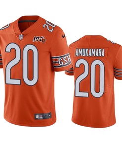 Chicago Bears Prince Amukamara Orange 100th Season Vapor Limited Jersey
