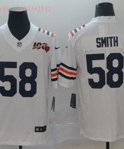 Chicago Bears Roquan Smith #58 Nfl 100 2020 White Jersey Jersey