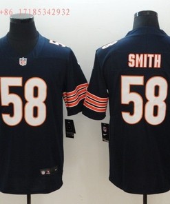 Chicago Bears Roquan Smith #58 Nfl 2020 Black Jersey Jersey