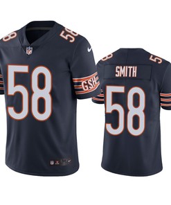 Chicago Bears Roquan Smith Navy Vapor Untouchable Limited Jersey