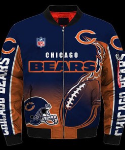 Chicago Bears Rugby Team Gift For Fan 3D T Shirt Sweater Zip Hoodie Bomber Jacket