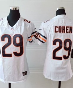 Chicago Bears Tarik Cohen #29 Nfl 2020 White Womens Jersey