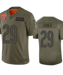 Chicago Bears Tarik Cohen Camo 2019 Salute To Service Limited Jersey