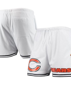 Chicago Bears Team Standard Mesh Shorts - White/Black