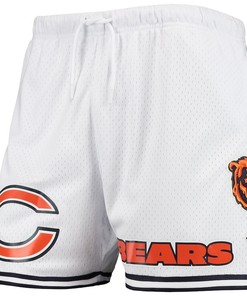 Chicago Bears Team Standard Mesh Shorts - White/Black
