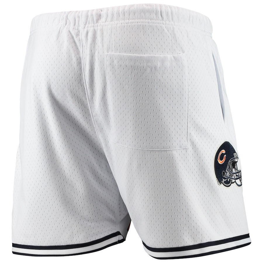 Chicago Bears Team White/Black Mesh Shorts - Men