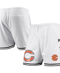 Chicago Bears Team White/Black Mesh Shorts - Men