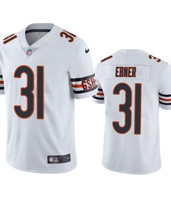 Chicago Bears Trestan Ebner 31 White Vapor Limited Jersey