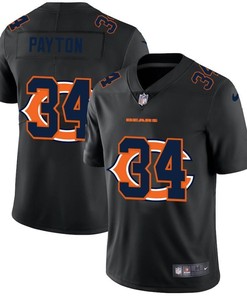 Chicago Bears Walter Payton #34 Nfl 2020 Black Jersey