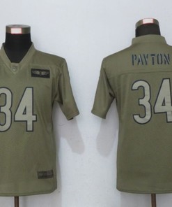 Chicago Bears Walter Payton #34 Nfl 2020 Moss Green Jersey